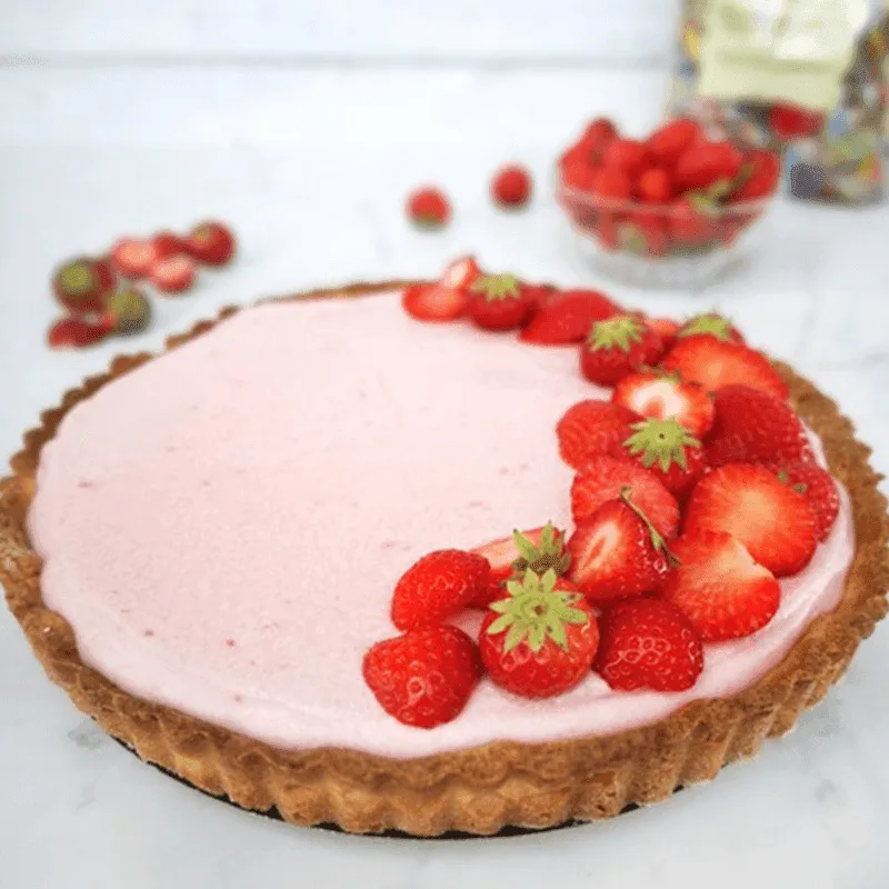 Zùsto Aardbeienmousse taart