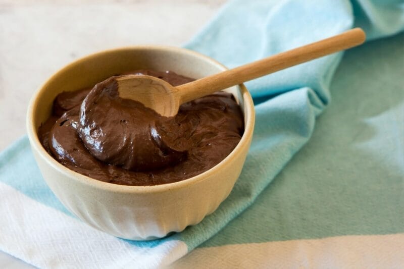 Chocomousse zonder suiker